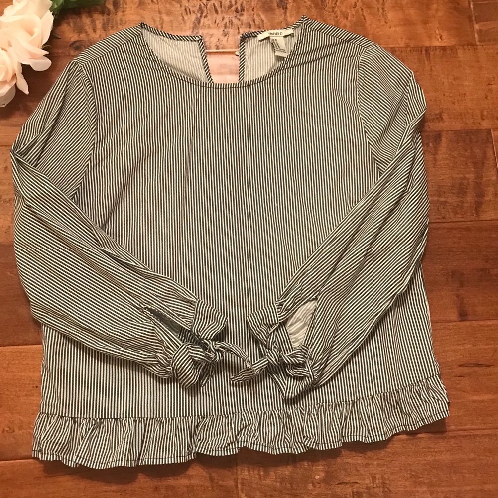 Forever 21 striped blouse!